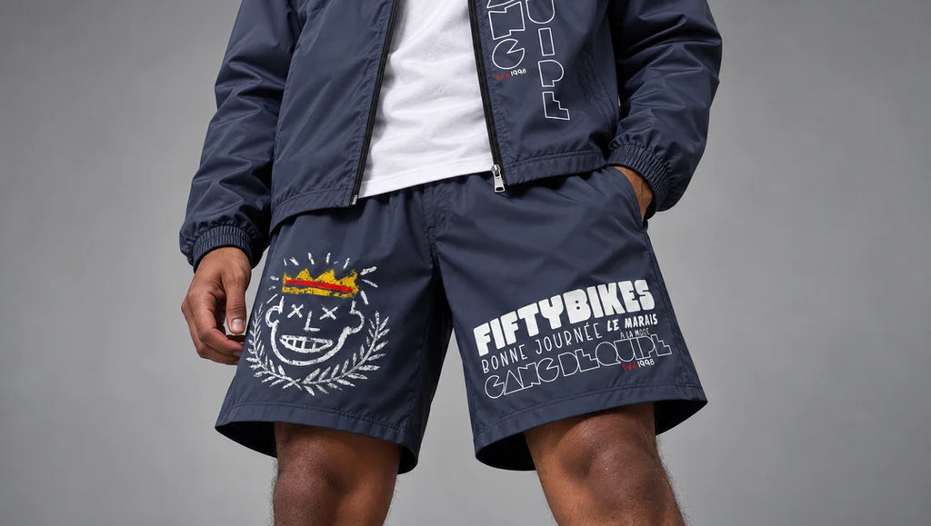 Broken Crown Athletic Shorts (FiftyBikes)