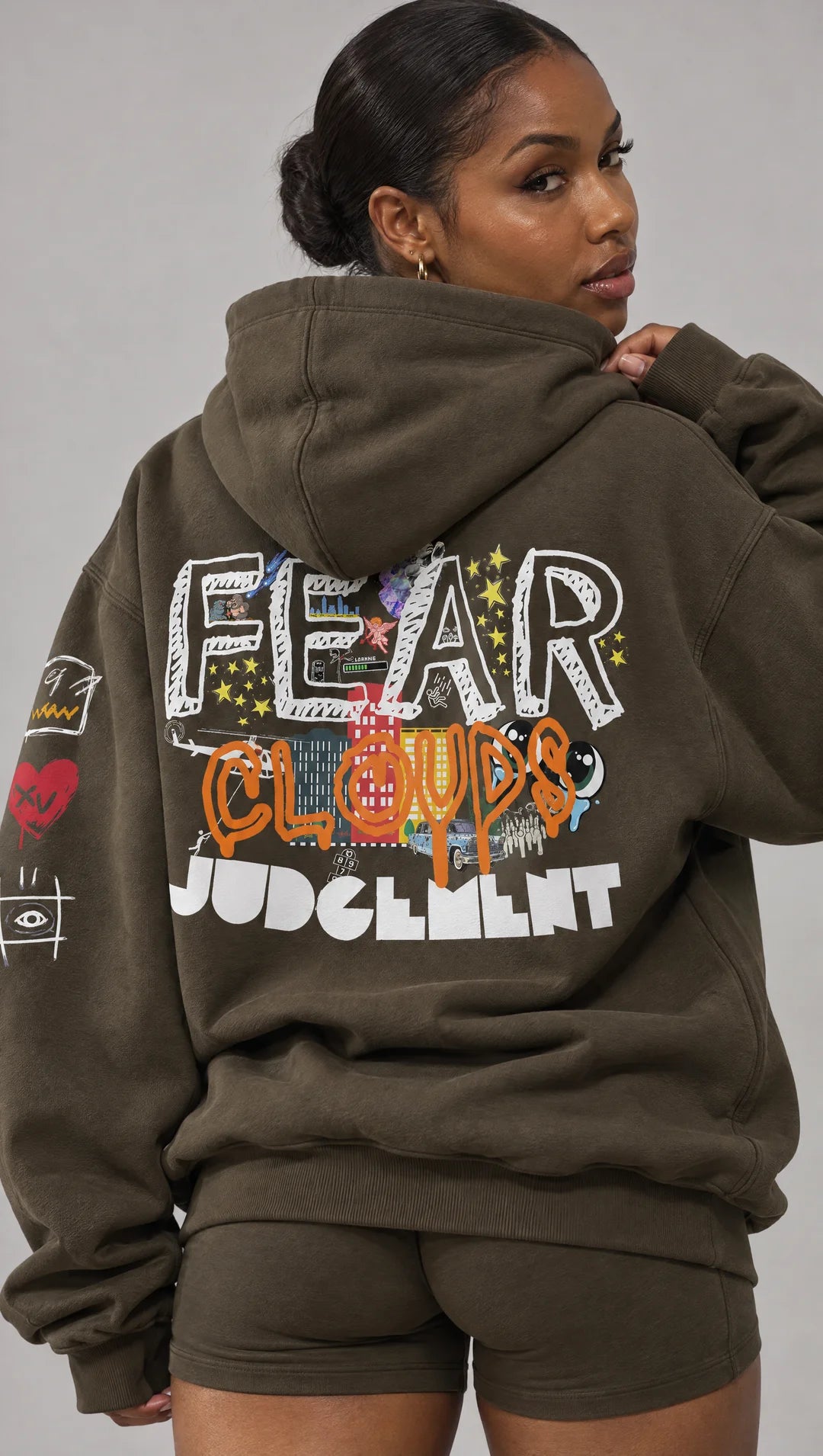 Lies Destroy Trust Oversized Hoodie (FiftyBikes)