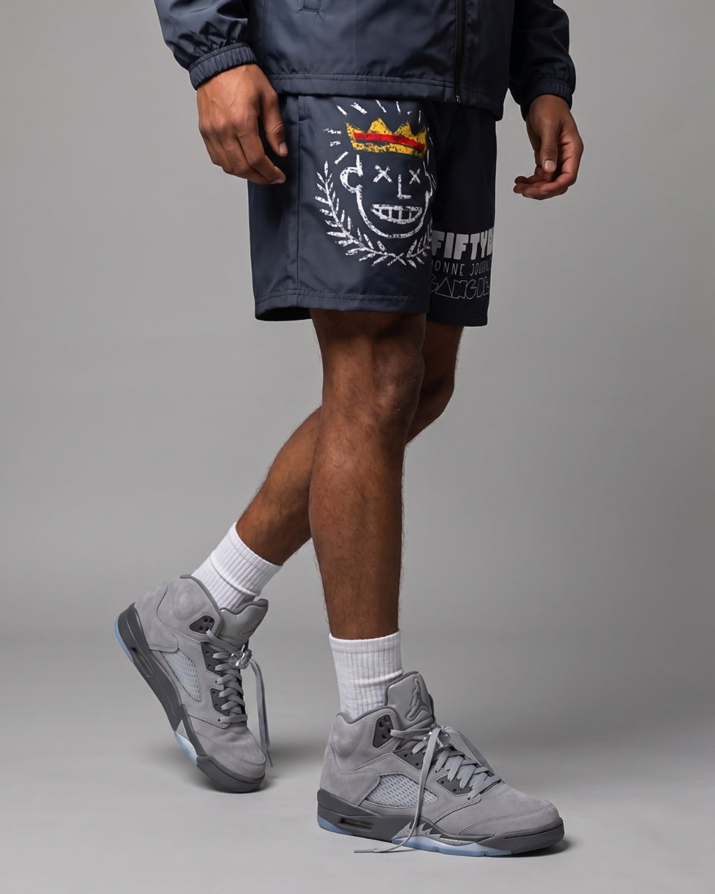 Broken Crown Athletic Shorts (FiftyBikes)
