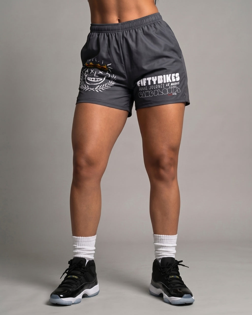 Broken Crown Athletic Shorts (FiftyBikes)