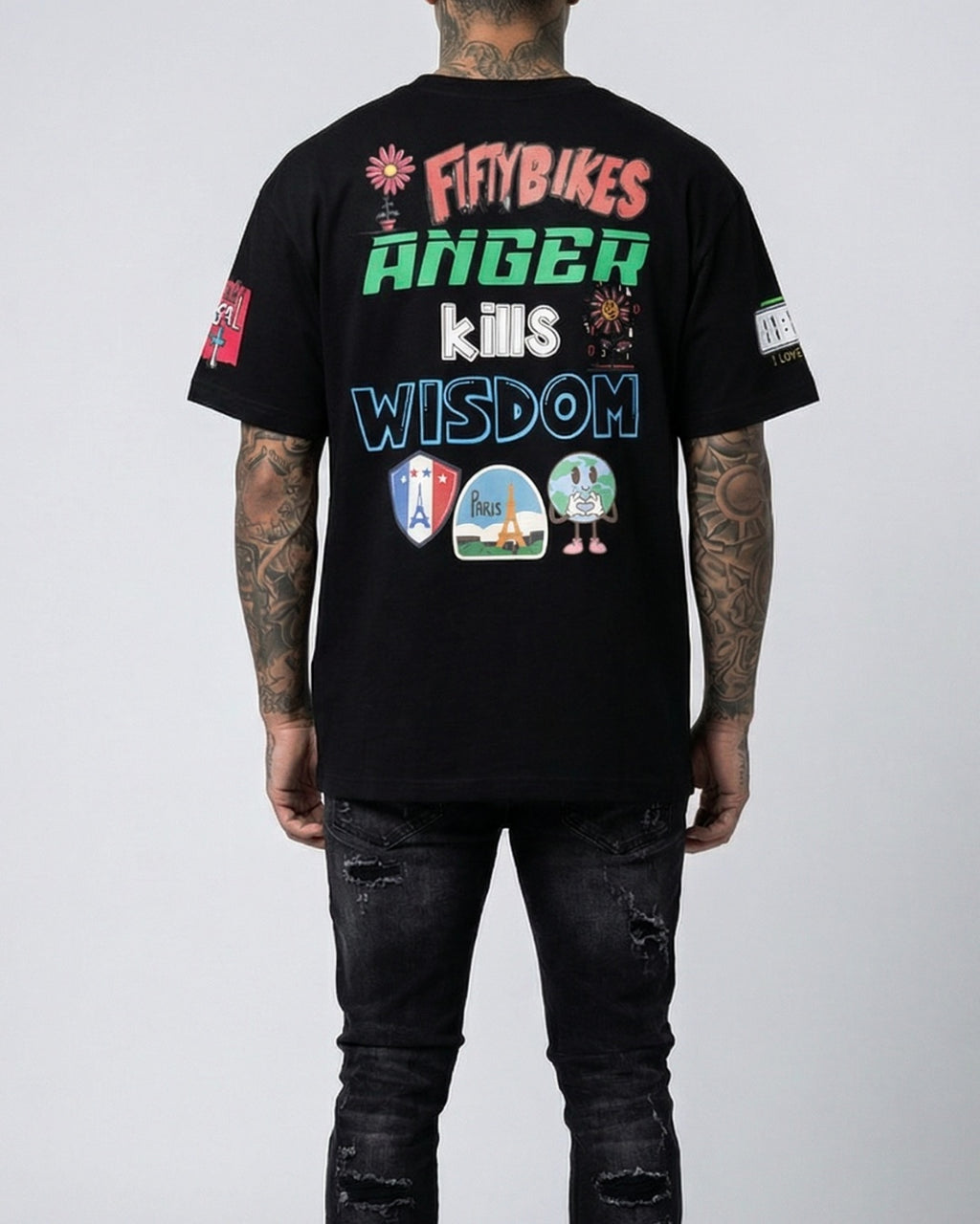 Anger Kills Wisdom Tee (FiftyBikes)