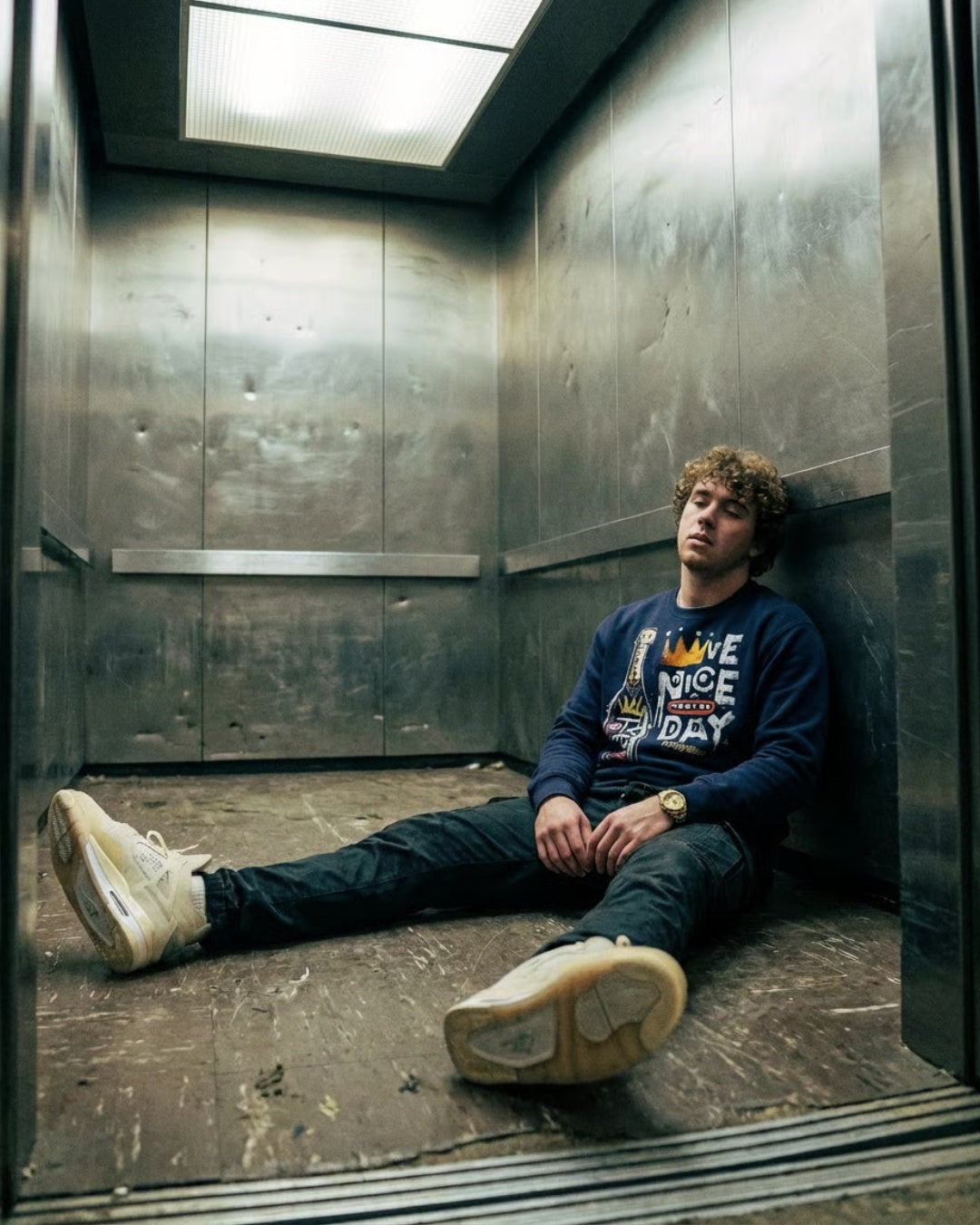 Have a Nice Day Oversize Sweater (FiftyBikes)