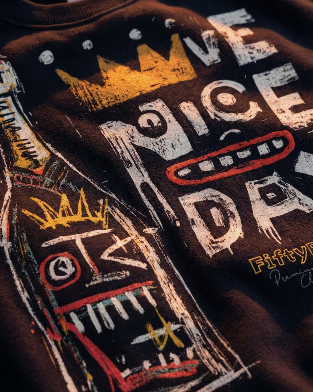 Have a Nice Day Oversize Sweater (FiftyBikes)