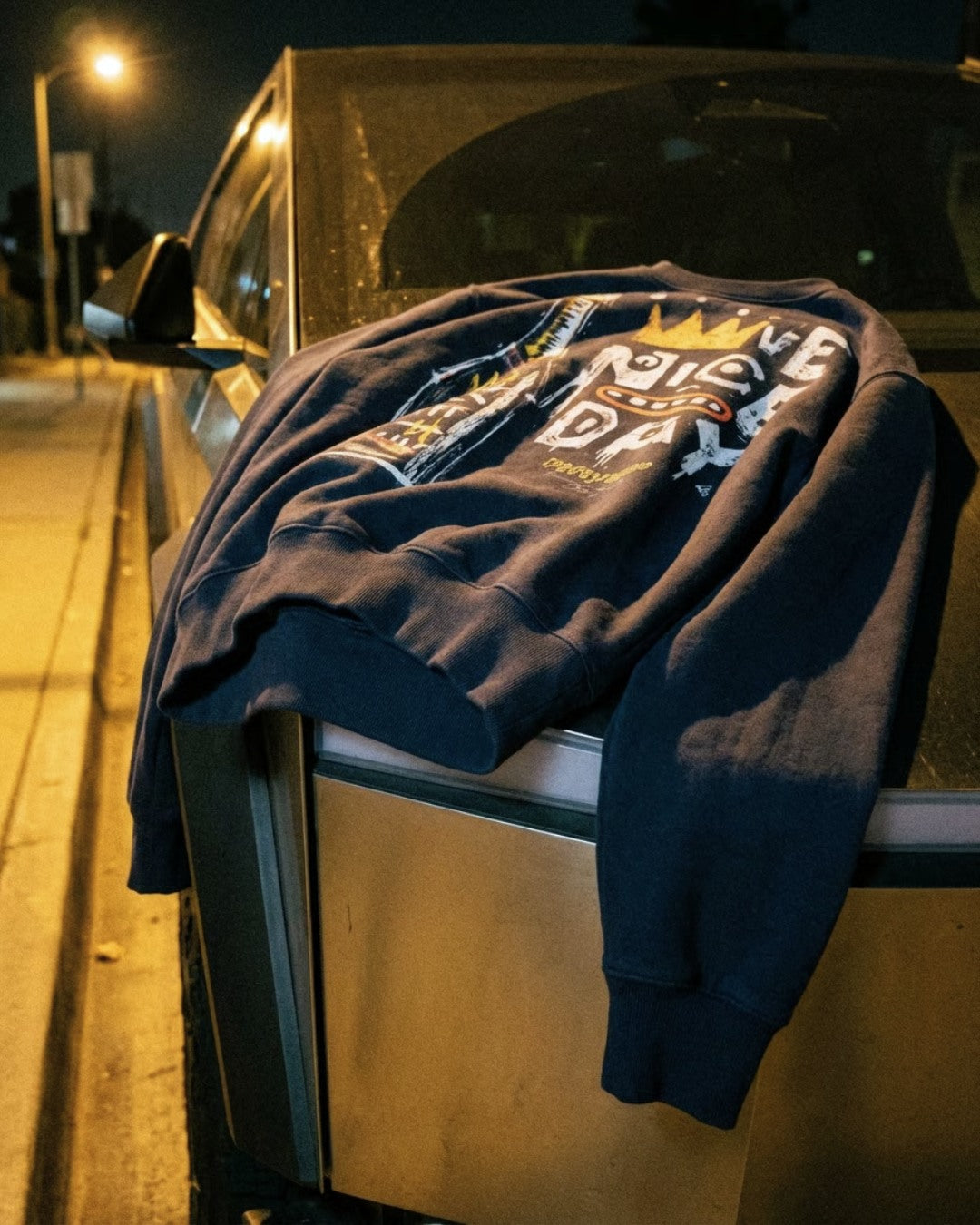 Have a Nice Day Oversize Sweater (FiftyBikes)