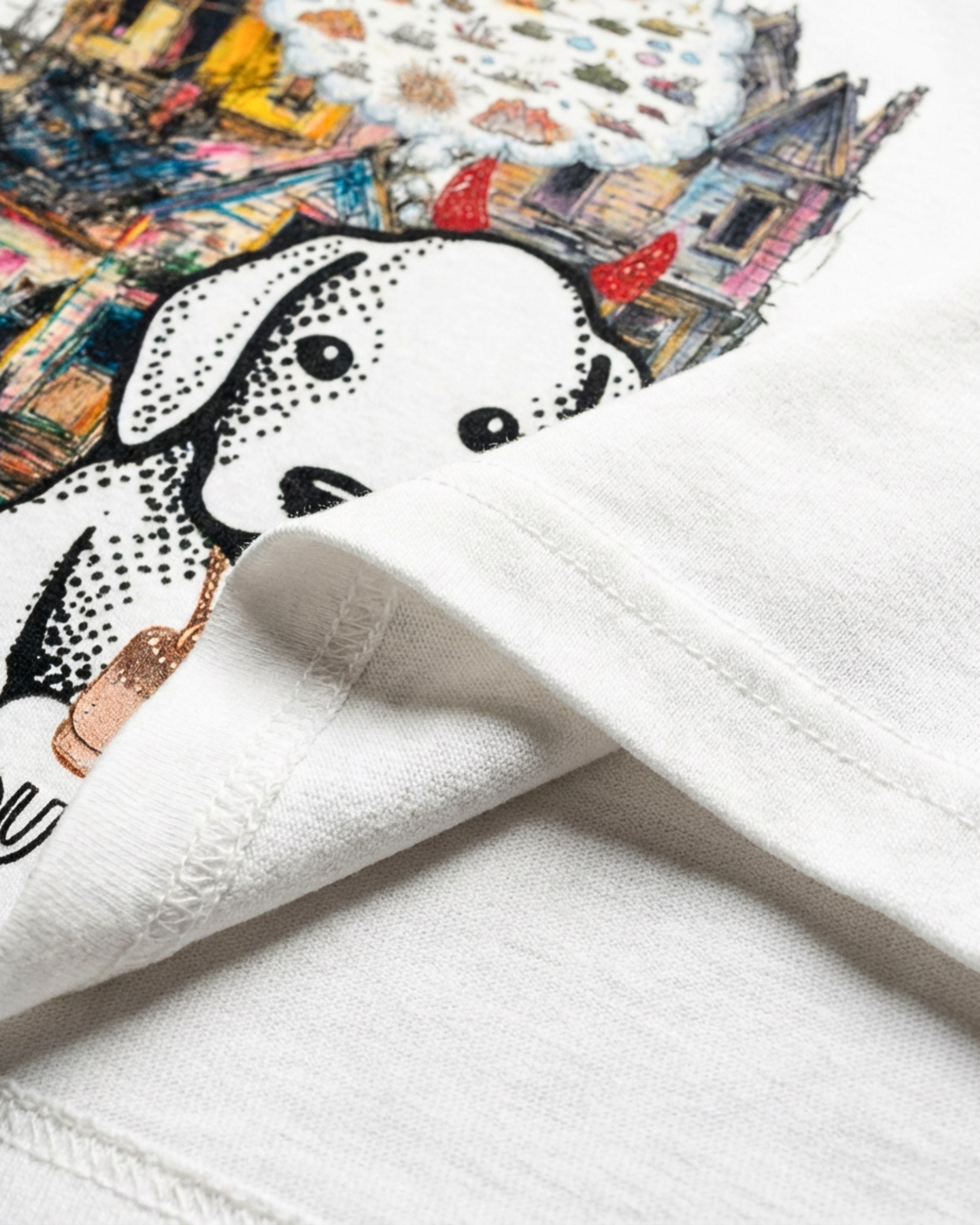 Heavy Thoughts, Soft Heart Graphic Tee (FiftyBikes)