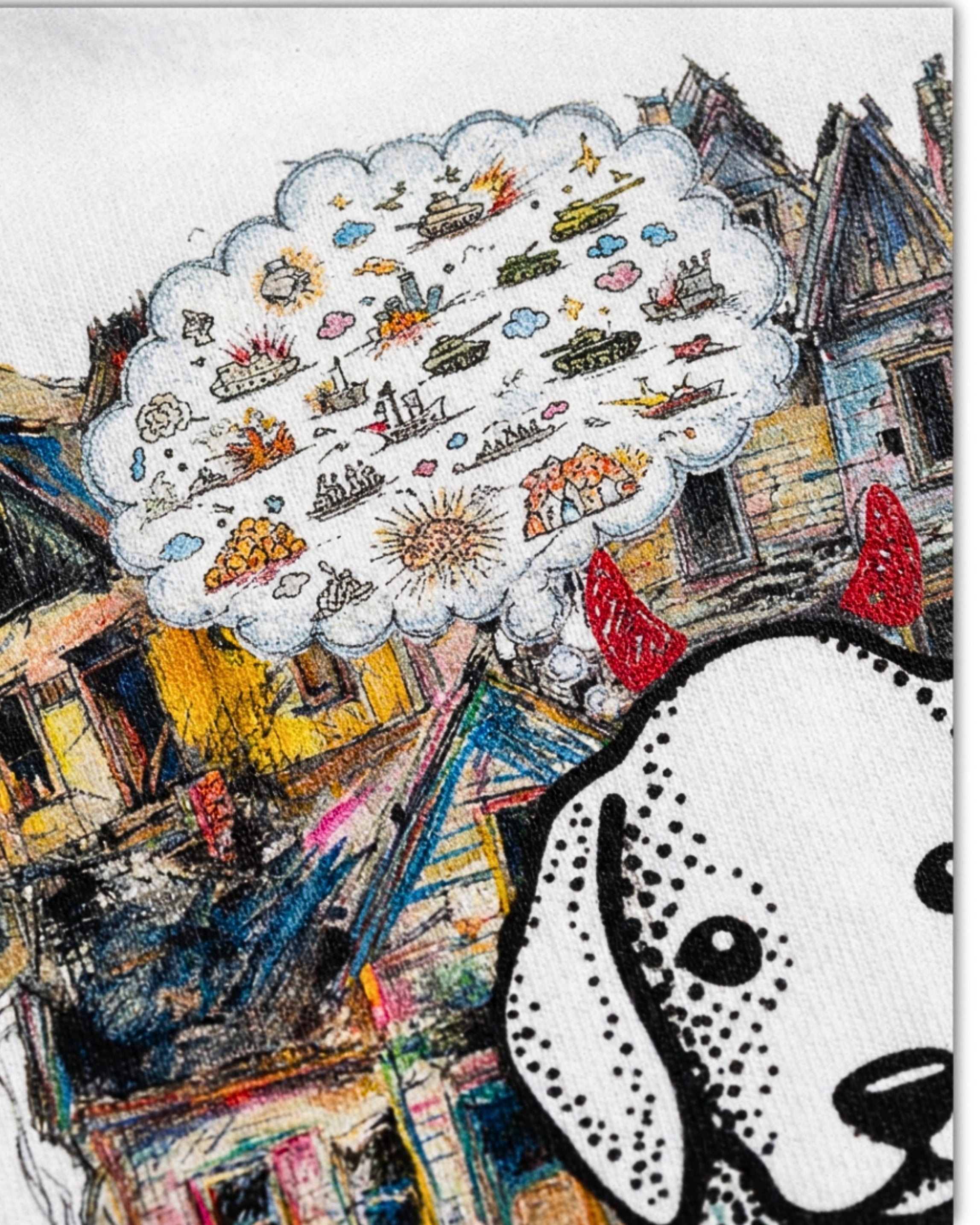 Heavy Thoughts, Soft Heart Graphic Tee (FiftyBikes)