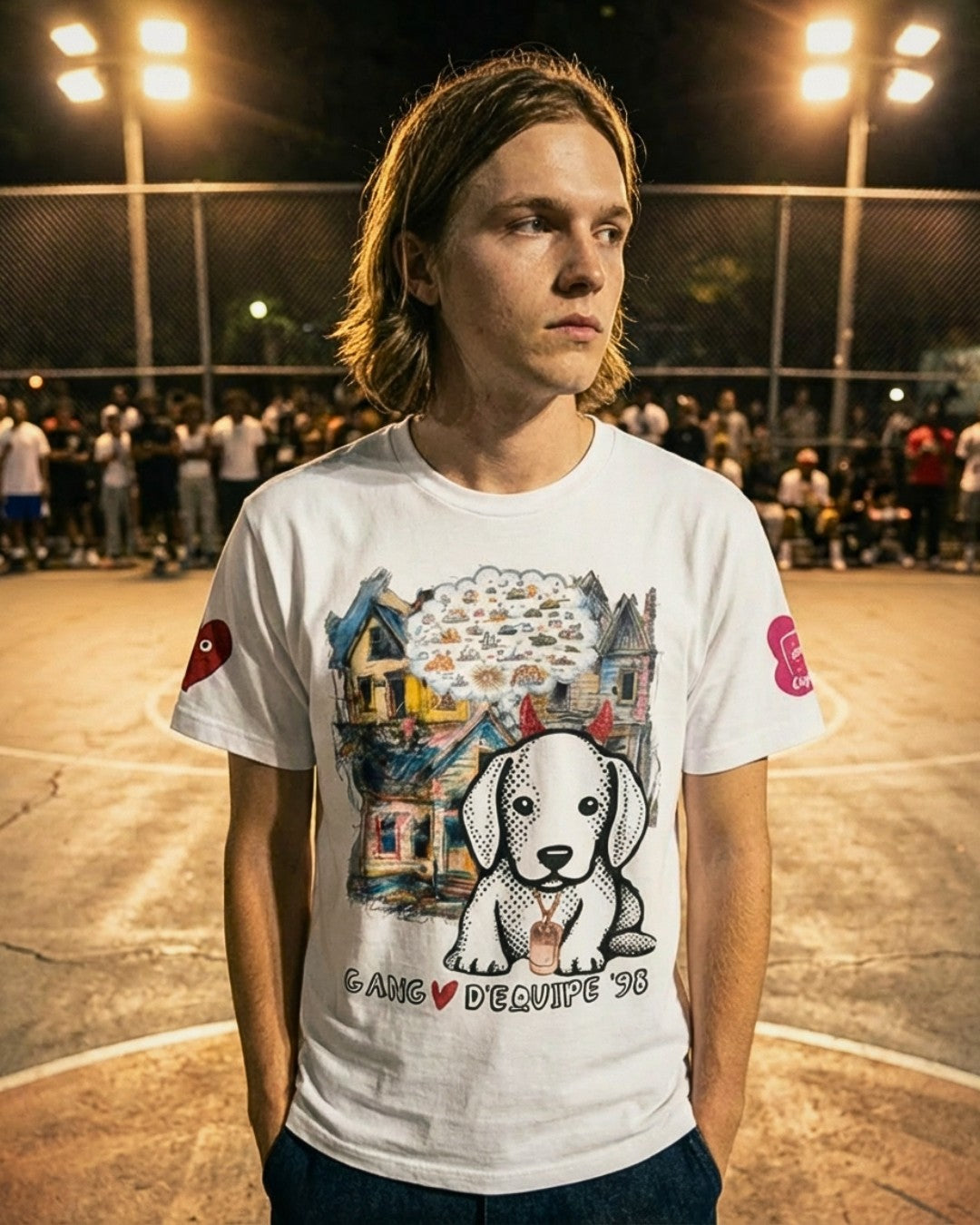 Heavy Thoughts, Soft Heart Graphic Tee (FiftyBikes)